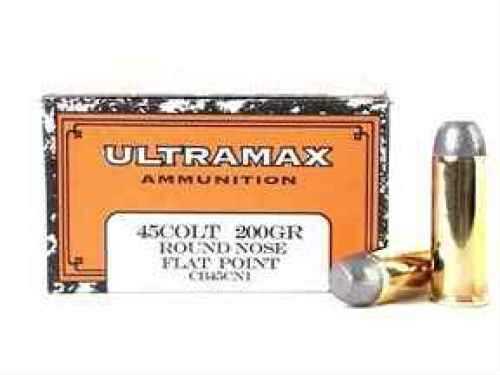 45 Colt 200 Grain Lead 50 Rounds ULTRAMAX Ammunition